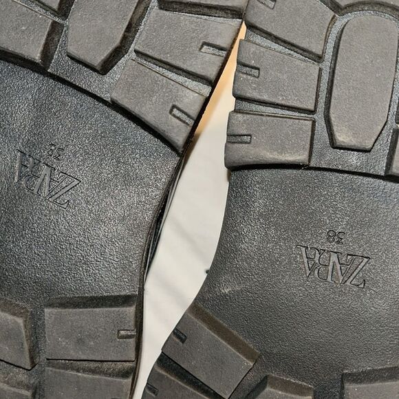 Zara Kids Black Ankle Boots(Size 38) - Picture 7 of 11